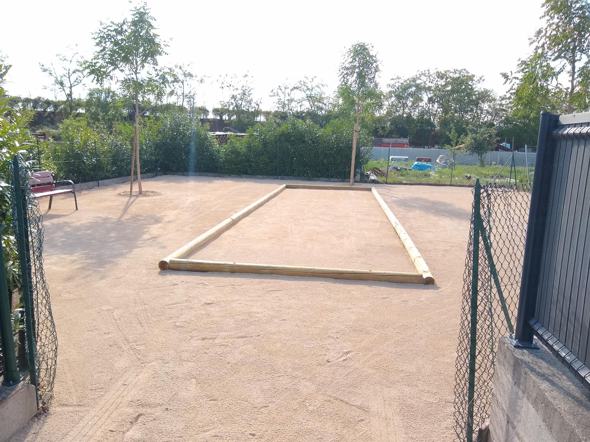 Aménagement d’un boulodrome