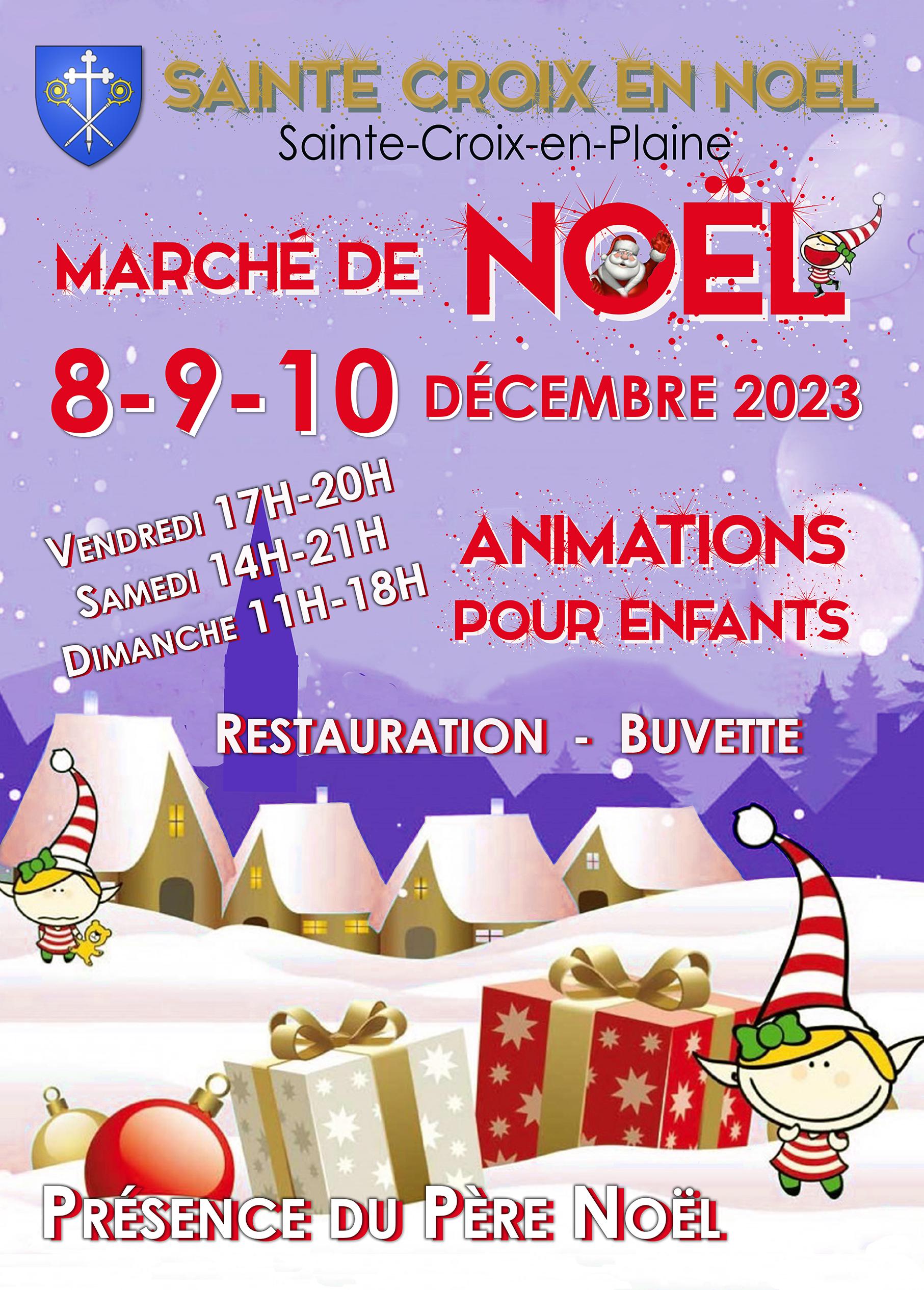 Sainte Croix en Noël – marché de Noël