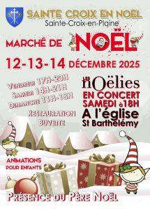 Marché de Noël vendredi 12, samedi 13 et dimanche 14 décembre