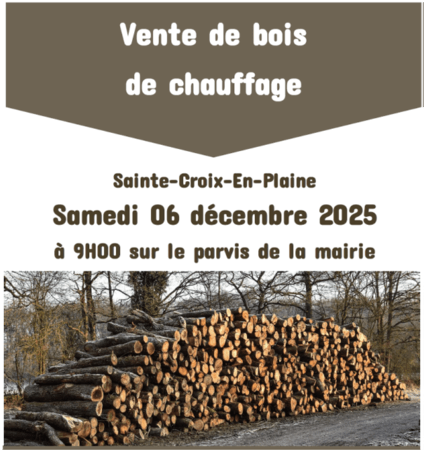 Vente de bois de chauffage